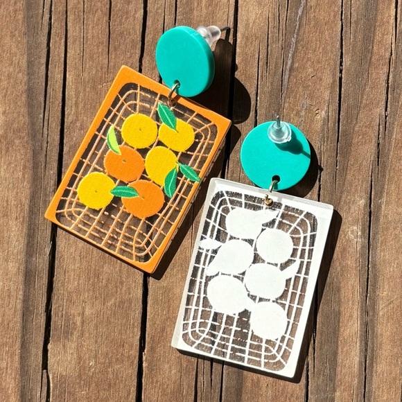 ✨Modcloth Emlyn Clementine Earrings - Picture 2 of 4